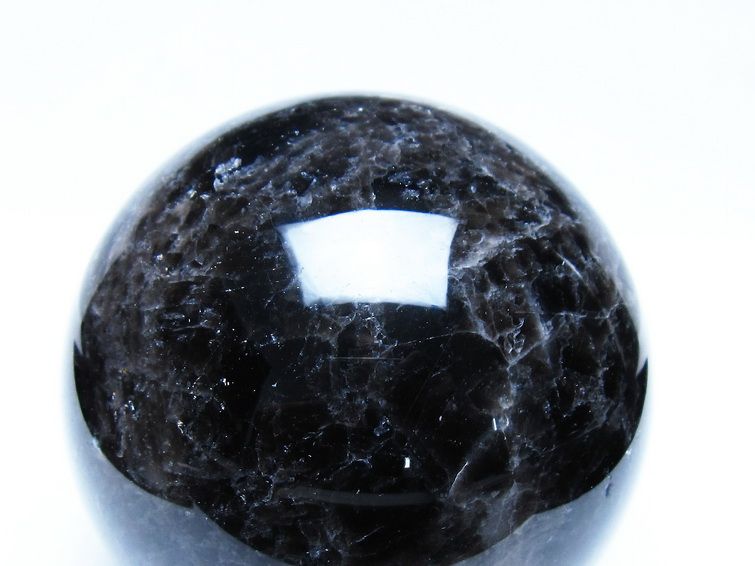 1.2Kg モリオン 黒水晶 丸玉 93mm スフィア 一点物 151-9295 【sold out】