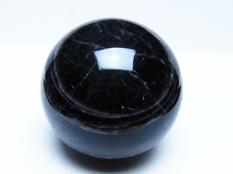 1.2Kg モリオン 黒水晶 丸玉 94mm スフィア 一点物 151-9296 【sold out】