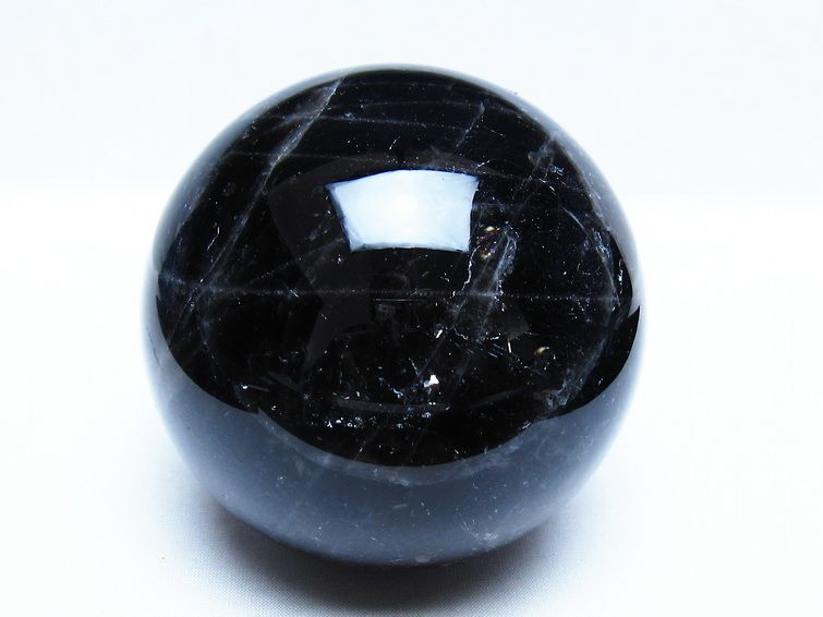 1.3Kg モリオン 黒水晶 丸玉 95mm スフィア 一点物 151-9300 【sold out】