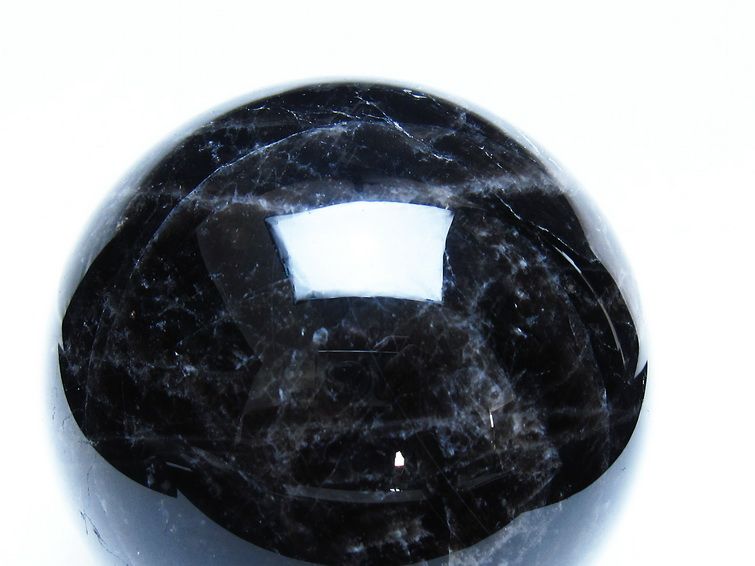 1.2Kg モリオン 黒水晶 丸玉 93mm スフィア 一点物 151-9301 【sold out】