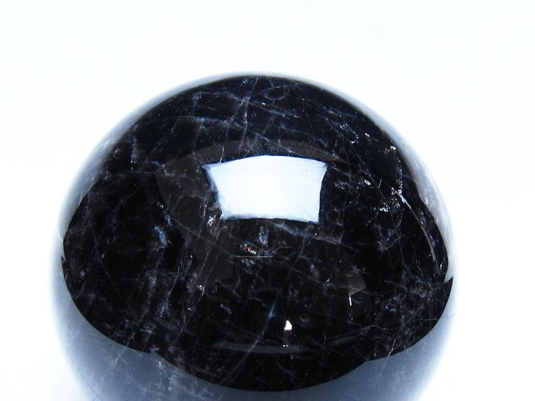 1.2Kg モリオン 黒水晶 丸玉 93mm スフィア 一点物 151-9302