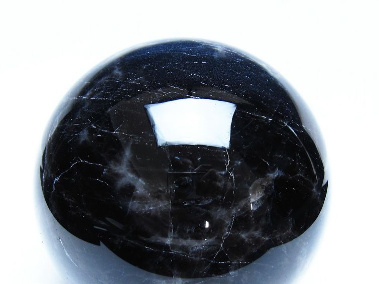 1.2Kg モリオン 黒水晶 丸玉 93mm スフィア 一点物 151-9306 【sold out】
