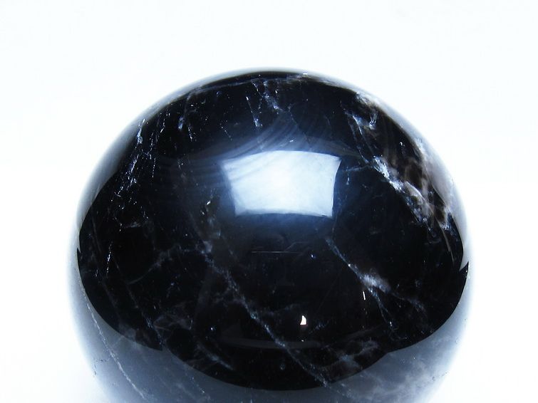 1.2Kg モリオン 黒水晶 丸玉 93mm スフィア 一点物 151-9307 【sold out】