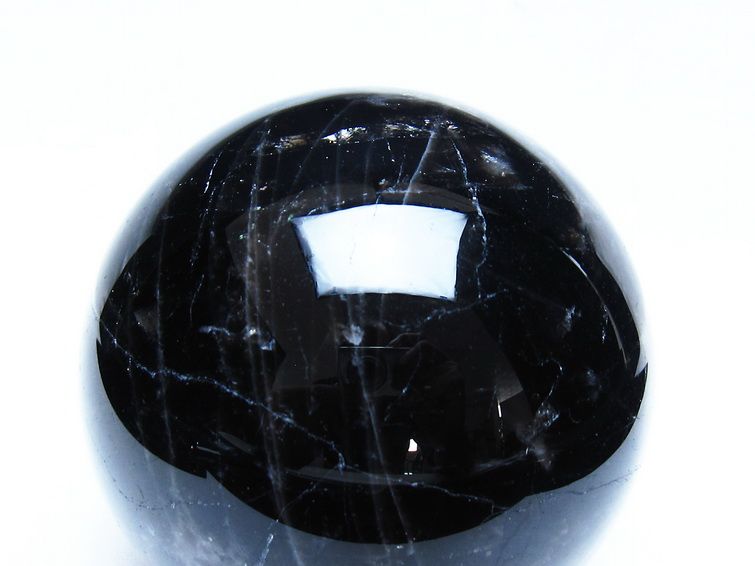 1.1Kg モリオン 黒水晶 丸玉 92mm スフィア 一点物 151-9308
