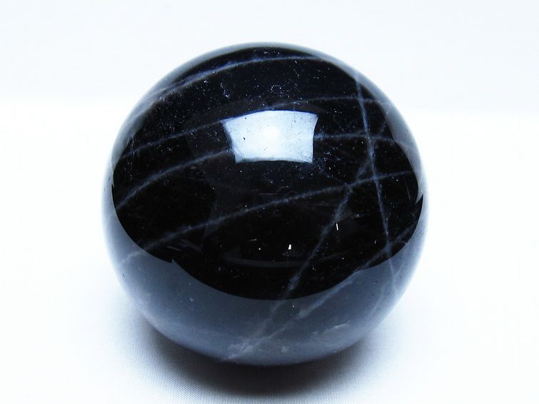 モリオン 黒水晶 丸玉 87mm スフィア 一点物 151-9313
