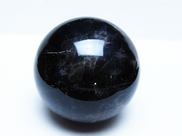 モリオン 黒水晶 丸玉 87mm スフィア 一点物 151-9314