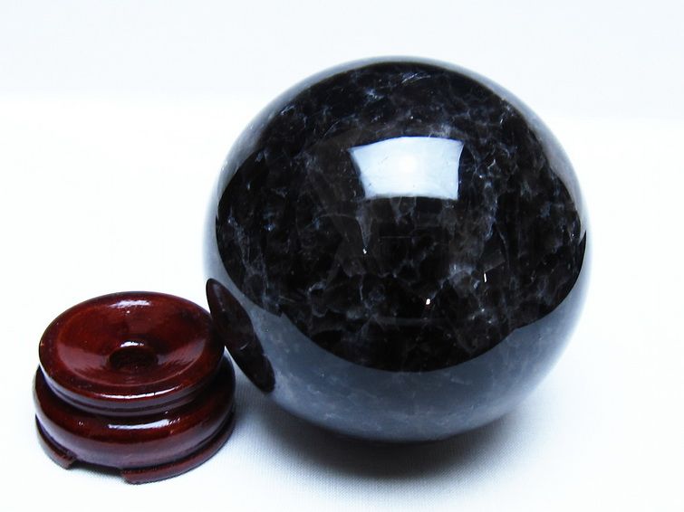 モリオン 黒水晶 丸玉 87mm スフィア 一点物 151-9317 【sold out】