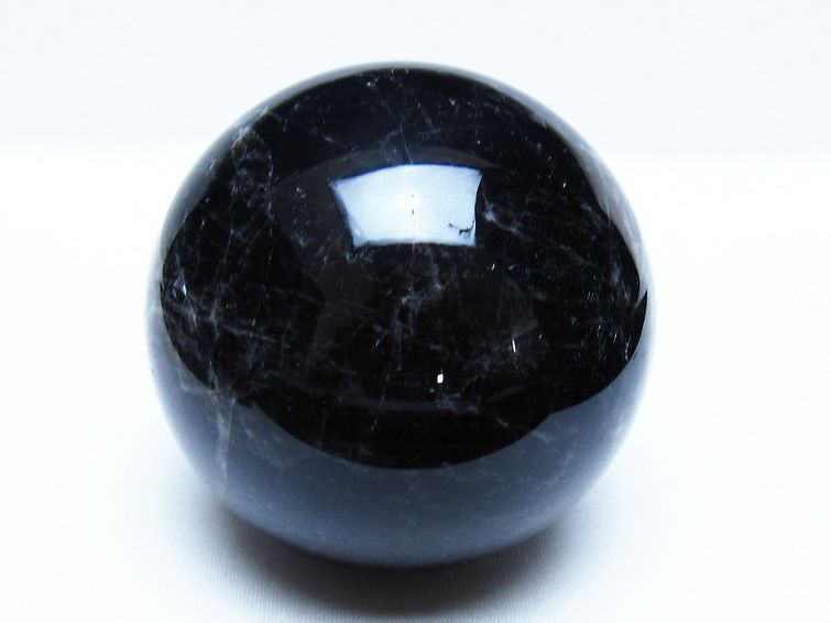 モリオン 黒水晶 丸玉 86mm スフィア 一点物 151-9318 【sold out】