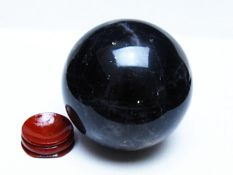 モリオン 黒水晶 丸玉 84mm スフィア 一点物 151-9319[sold out]