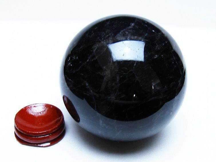 モリオン 黒水晶 丸玉 83mm スフィア 一点物 151-9320 [sold out]