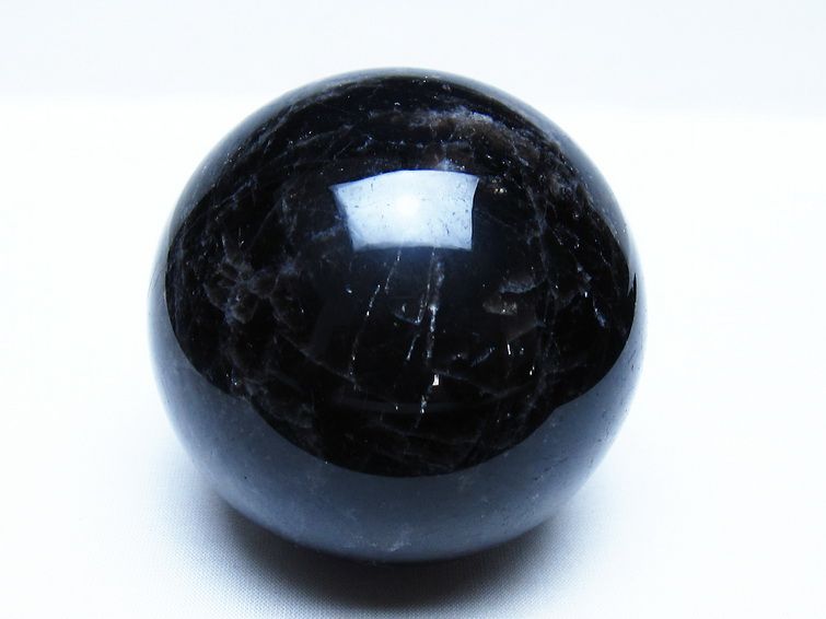 モリオン 黒水晶 丸玉 81mm スフィア 一点物 151-9324 【sold out】