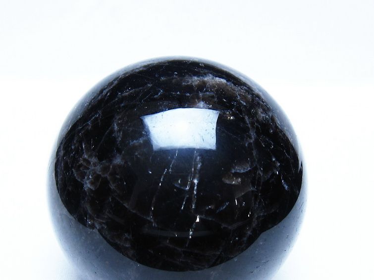 モリオン 黒水晶 丸玉 81mm スフィア 一点物 151-9324 【sold out】