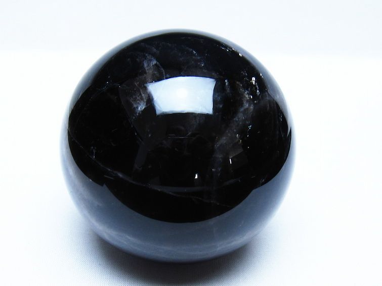 モリオン 黒水晶 丸玉 82mm スフィア 一点物 151-9325 【sold out】