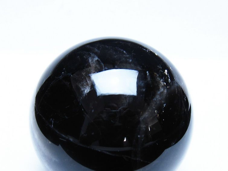 モリオン 黒水晶 丸玉 82mm スフィア 一点物 151-9325 【sold out】