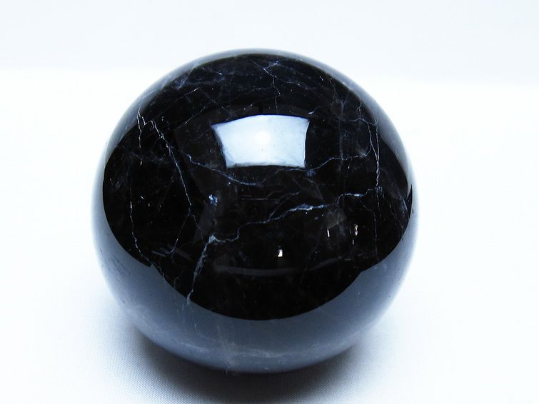 モリオン 黒水晶 丸玉 82mm スフィア 一点物 151-9326 【sold out】