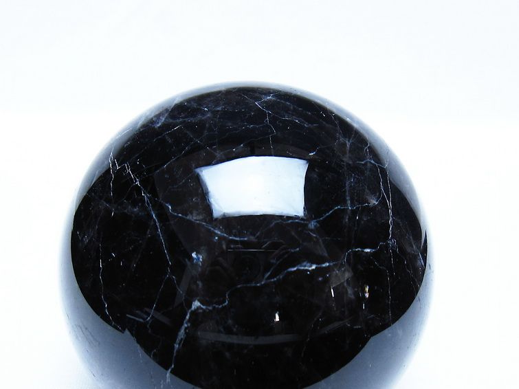 モリオン 黒水晶 丸玉 82mm スフィア 一点物 151-9326 【sold out】