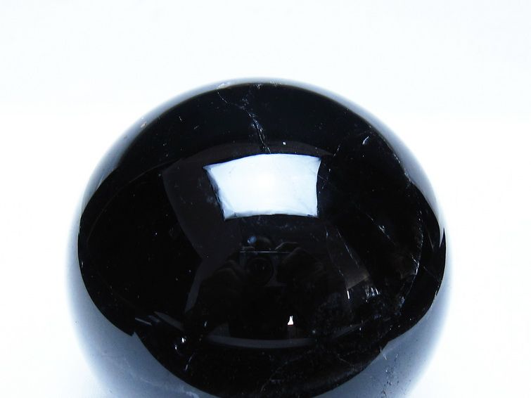 モリオン 黒水晶 丸玉 83mm スフィア 一点物 151-9327 [sold out]
