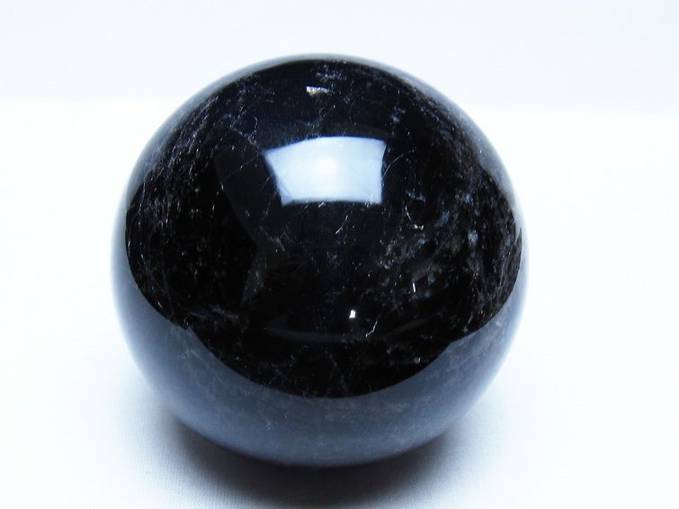 モリオン 黒水晶 丸玉 84mm スフィア 一点物 151-9329 【sold out】