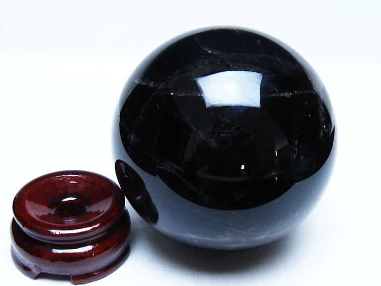 モリオン 黒水晶 丸玉 86mm スフィア 一点物 151-9331 [sold out]