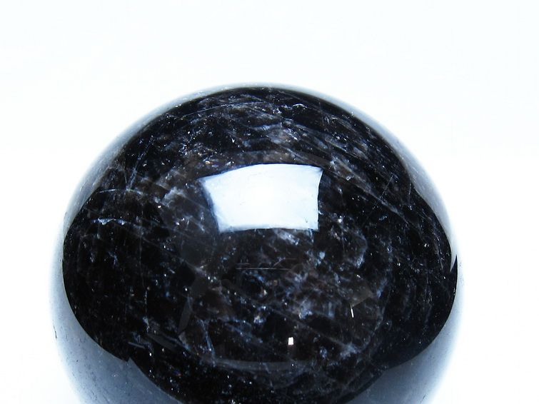 モリオン 黒水晶 丸玉 88mm スフィア 一点物 151-9334