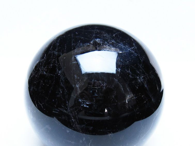 1.1Kg モリオン 黒水晶 丸玉 91mm スフィア 一点物 151-9335