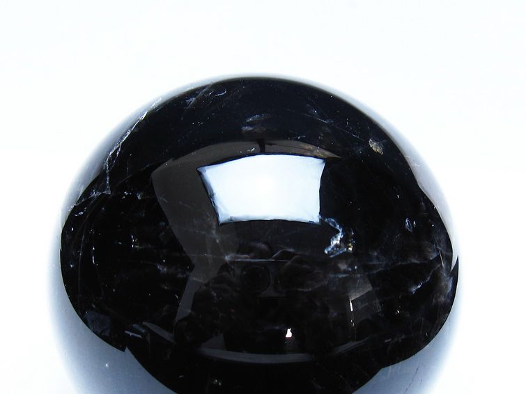 1.1Kg モリオン 黒水晶 丸玉 92mm スフィア 一点物 151-9337