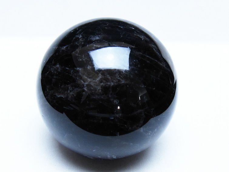 1.1Kg モリオン 黒水晶 丸玉 93mm スフィア 一点物 151-9338
