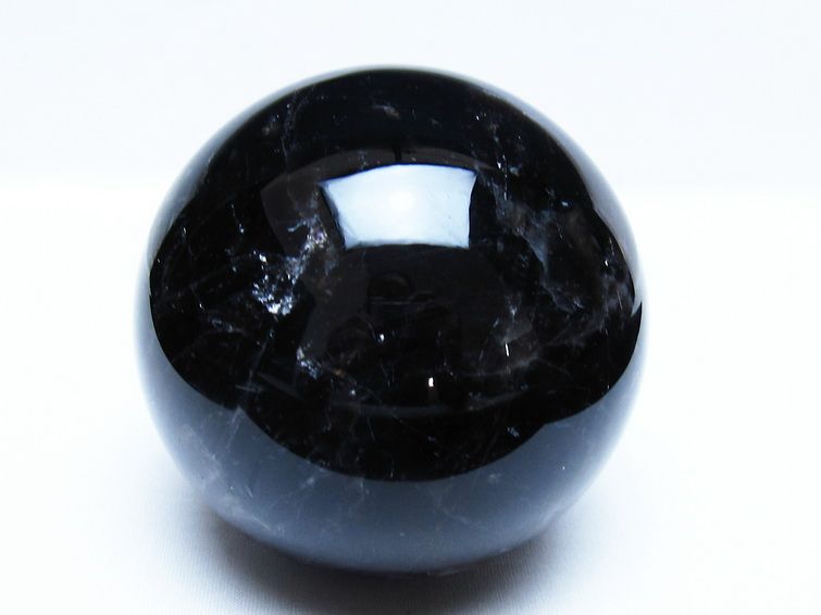 1.2Kg モリオン 黒水晶 丸玉 94mm スフィア 一点物 151-9339