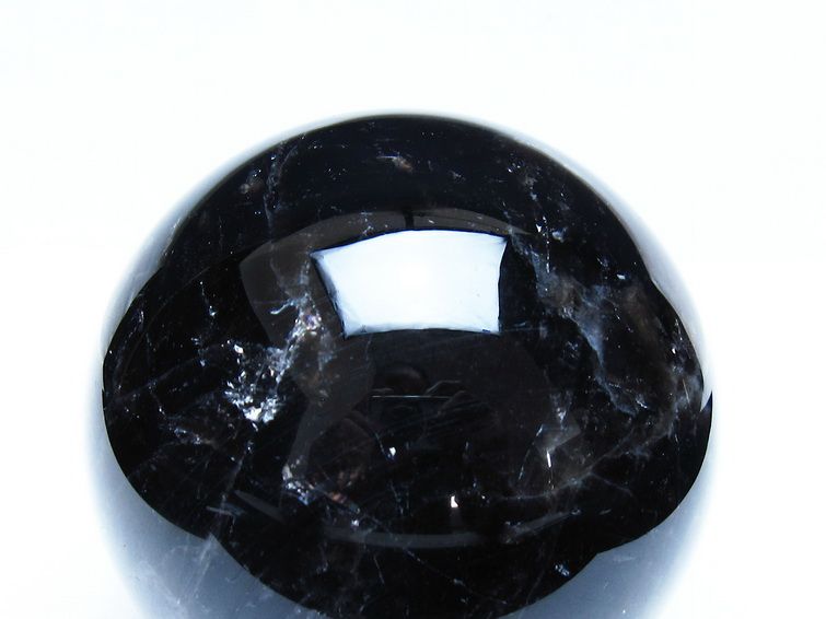 1.2Kg モリオン 黒水晶 丸玉 94mm スフィア 一点物 151-9339