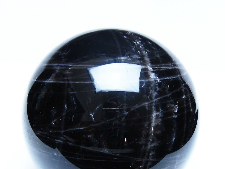 1.3Kg モリオン 黒水晶 丸玉 95mm スフィア 一点物 151-9343