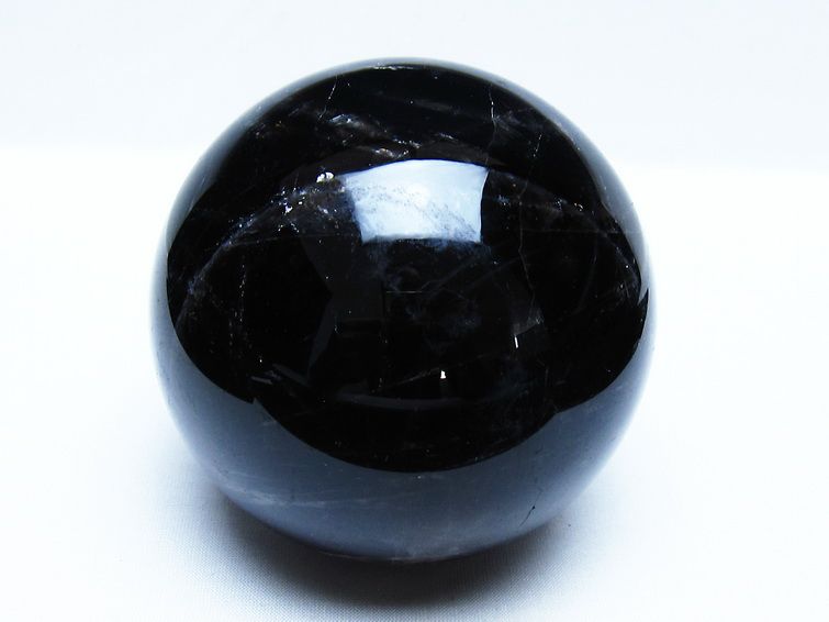 1.2Kg モリオン 黒水晶 丸玉 93mm スフィア 一点物 151-9348