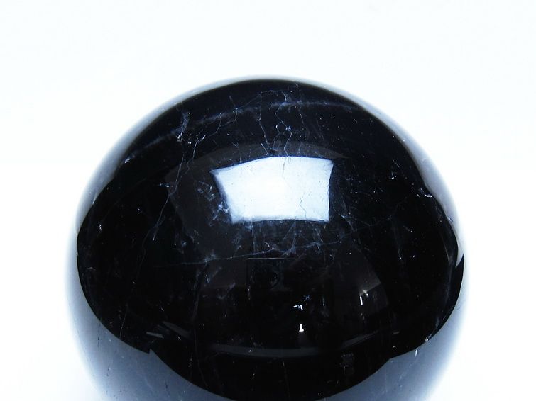 1.2Kg モリオン 黒水晶 丸玉 93mm スフィア 一点物 151-9349