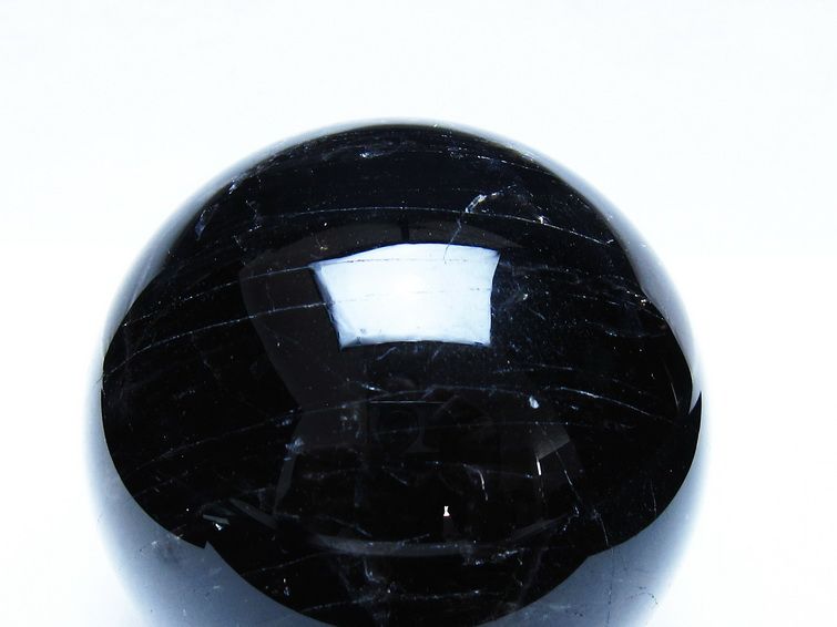 1.2Kg モリオン 黒水晶 丸玉 94mm スフィア 一点物 151-9351