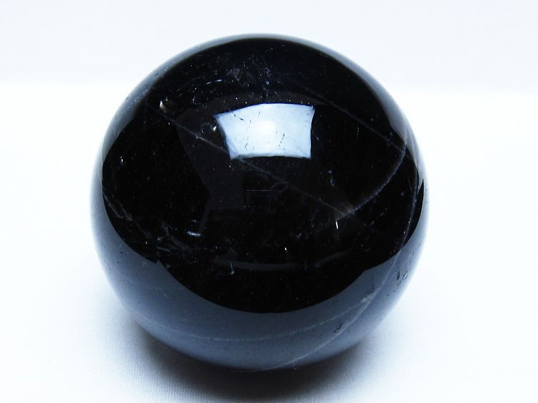 1Kg モリオン 黒水晶 丸玉 90mm スフィア 一点物 151-9354 【sold out】