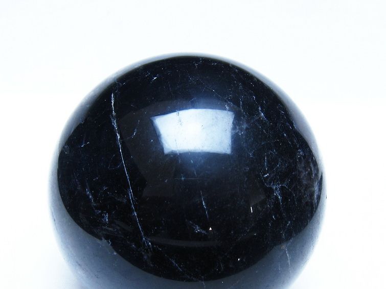 モリオン 黒水晶 丸玉 88mm スフィア 一点物 151-9356
