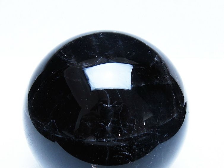 モリオン 黒水晶 丸玉 85mm スフィア 一点物 151-9358 [sold out]