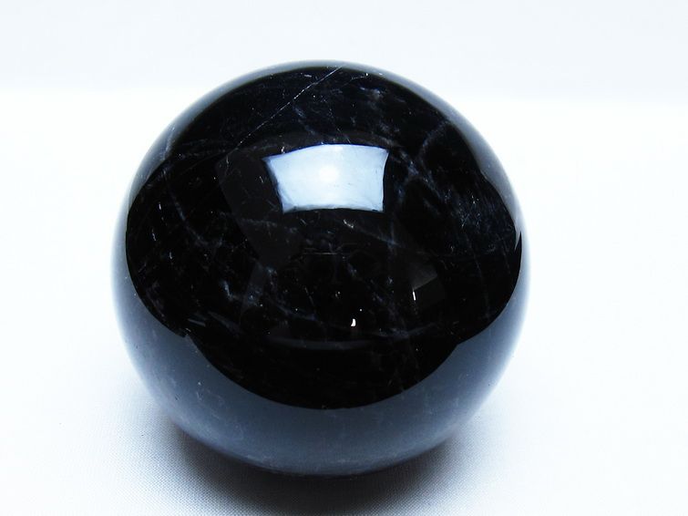 モリオン 黒水晶 丸玉 81mm スフィア 一点物 151-9361 【sold out】