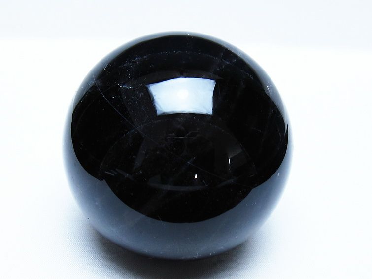 モリオン 黒水晶 丸玉 79mm スフィア 一点物 151-9364 [sold out]