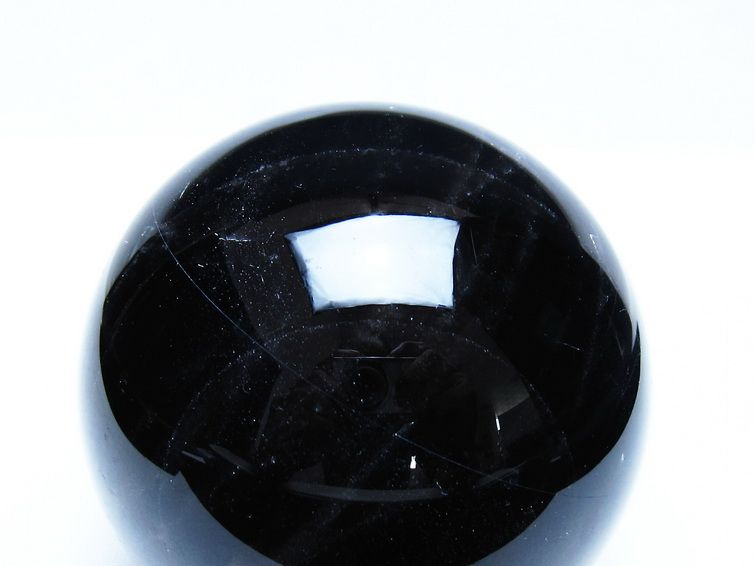 モリオン 黒水晶 丸玉 79mm スフィア 一点物 151-9364 [sold out]