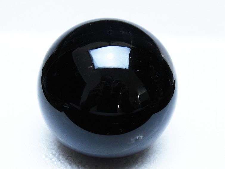 モリオン 黒水晶 丸玉 85mm スフィア 一点物 151-9367 【sold out】