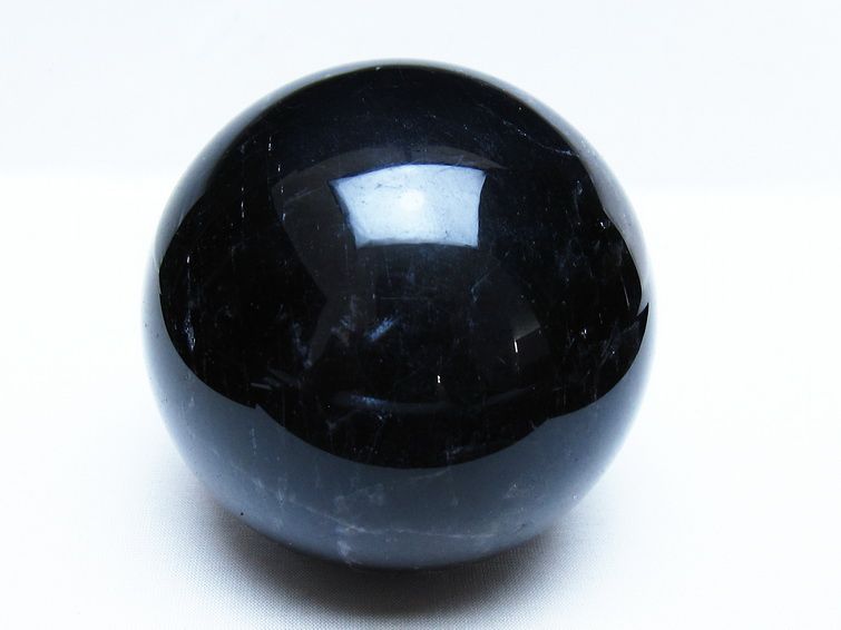 1.2Kg モリオン 黒水晶 丸玉 93mm スフィア 一点物 151-9370