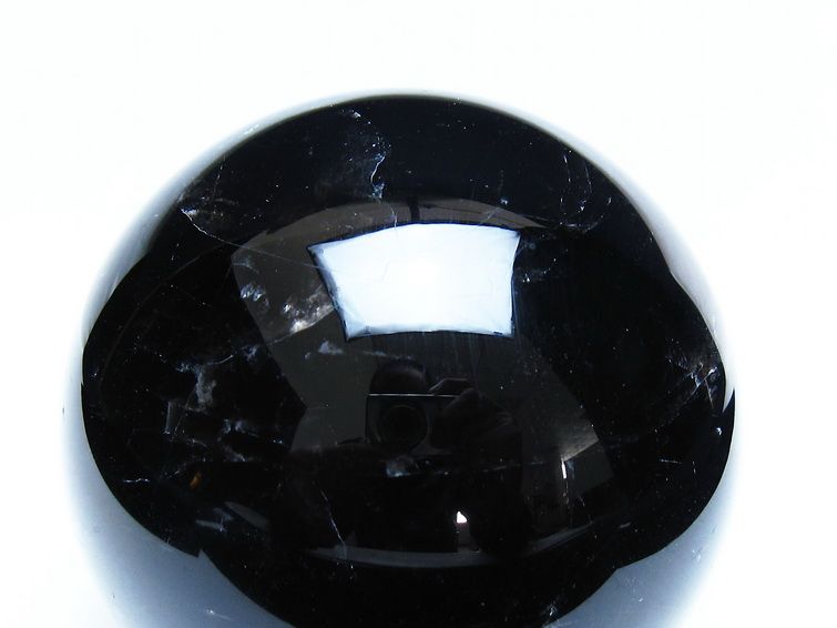 1.3Kg モリオン 黒水晶 丸玉 95mm スフィア 一点物 151-9371