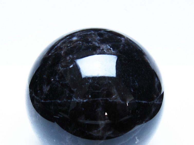 1.3Kg モリオン 黒水晶 丸玉 98mm スフィア 一点物 151-9381
