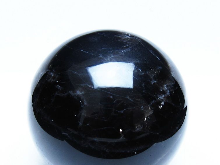 1.4Kg モリオン 黒水晶 丸玉 98mm スフィア 一点物 151-9382
