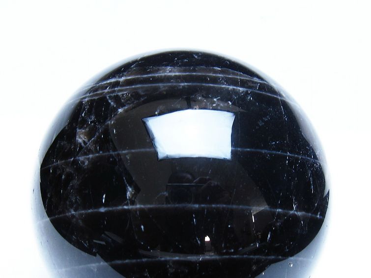 1.4Kg モリオン 黒水晶 丸玉 100mm スフィア 一点物 151-9384