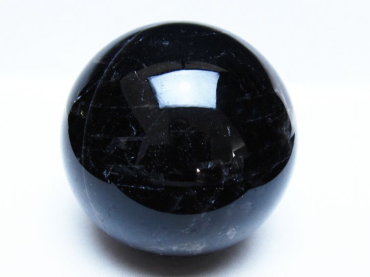 1.5Kg モリオン 黒水晶 丸玉 105mm スフィア 一点物 151-9386 【sold out】