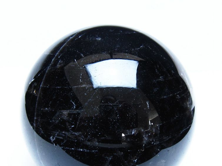 1.5Kg モリオン 黒水晶 丸玉 105mm スフィア 一点物 151-9386 【sold out】