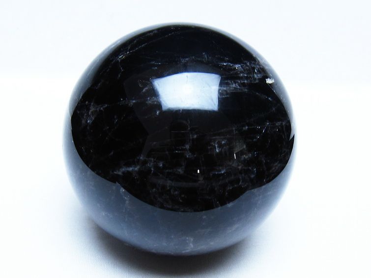1.4Kg モリオン 黒水晶 丸玉 98mm スフィア 一点物 151-9389 【sold out】
