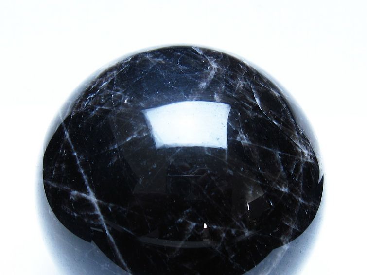 1.3Kg モリオン 黒水晶 丸玉 98mm スフィア 一点物 151-9393 【sold out】