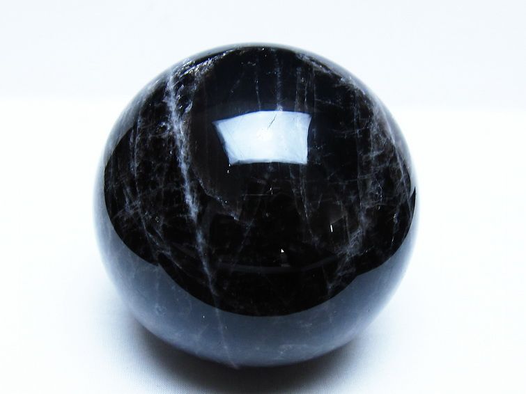 1.4Kg モリオン 黒水晶 丸玉 98mm スフィア 一点物 151-9394 【sold out】